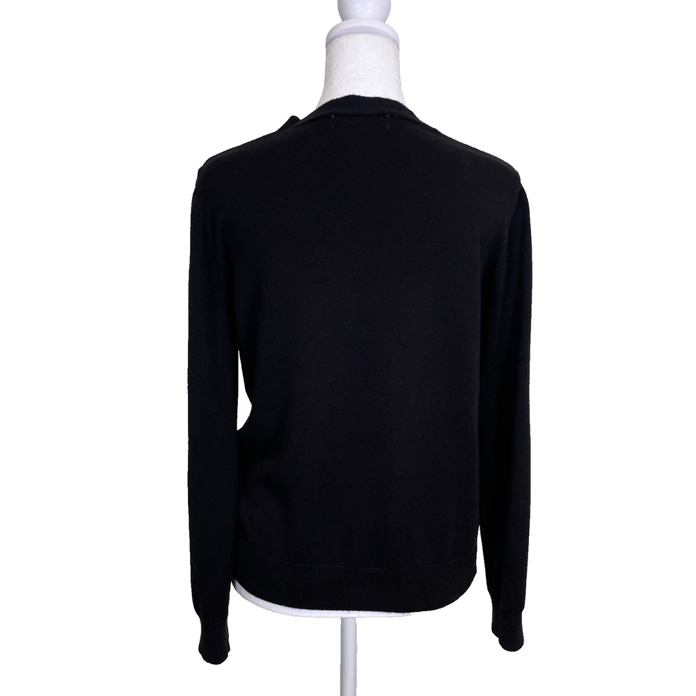 Grace Karen Women's Sweater Size m Black Button up Dark Academia‎ School Core - Picture 3 of 10